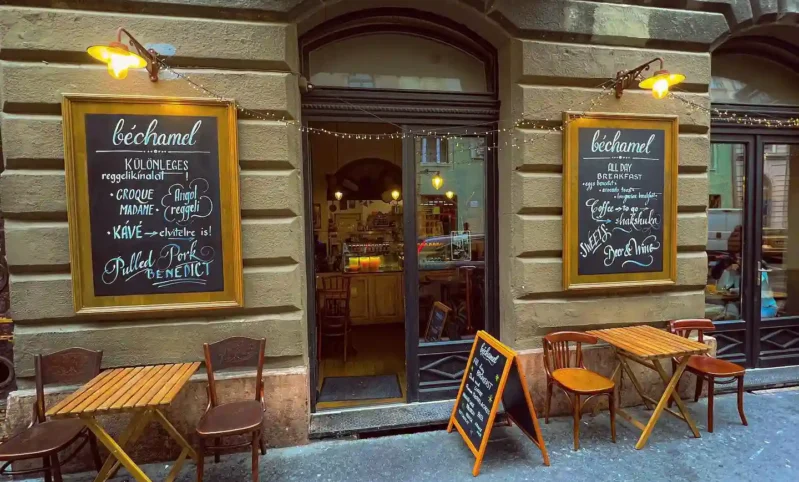 ארוחת בוקר בראנץ' בבודפשט מסעדת בשאמל